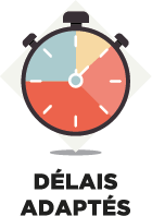 Délais adaptés